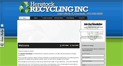 Desktop Screenshot of jhenstockrecycling.com